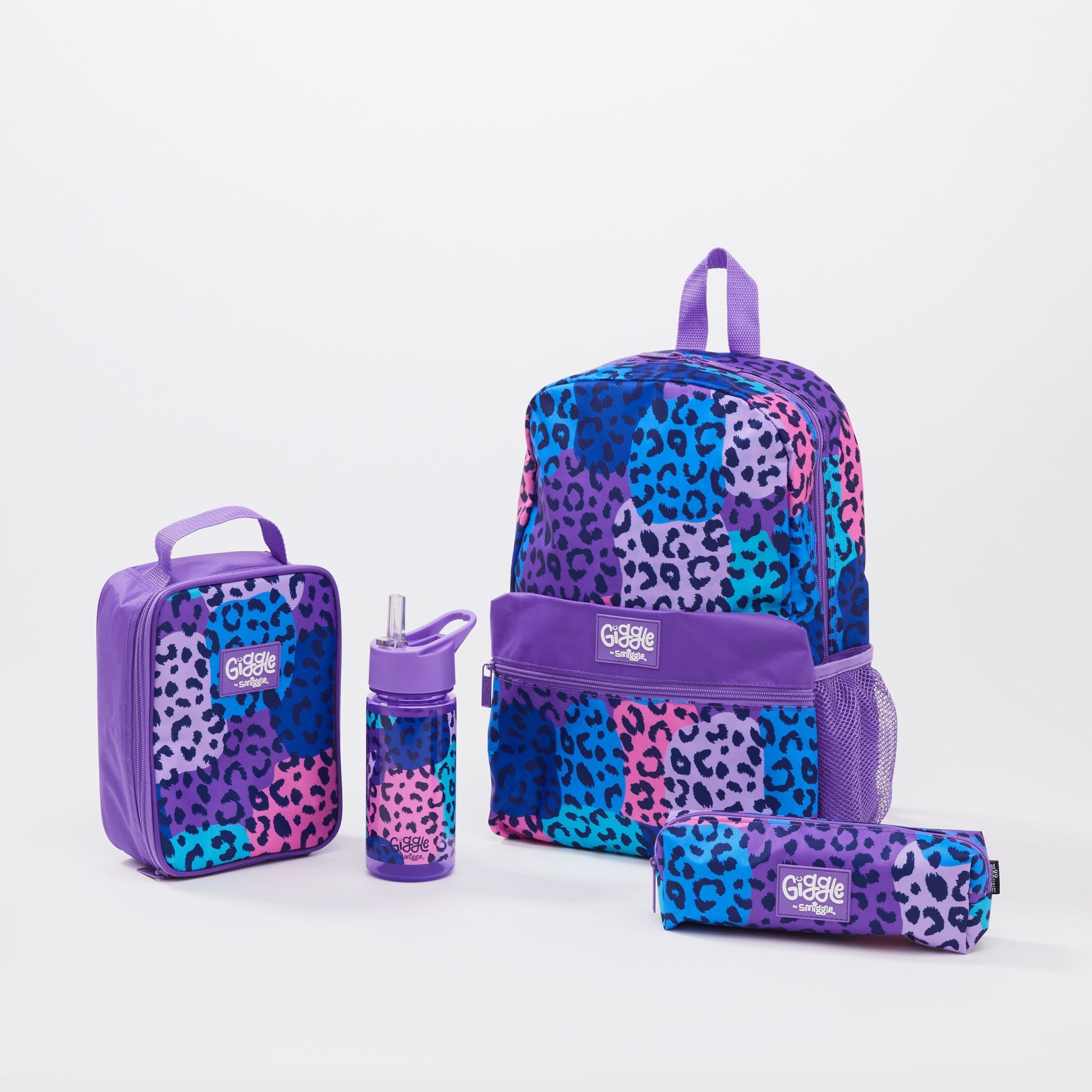 Smiggle - Giggle 4'lü İlkokul Okul Çanta Seti