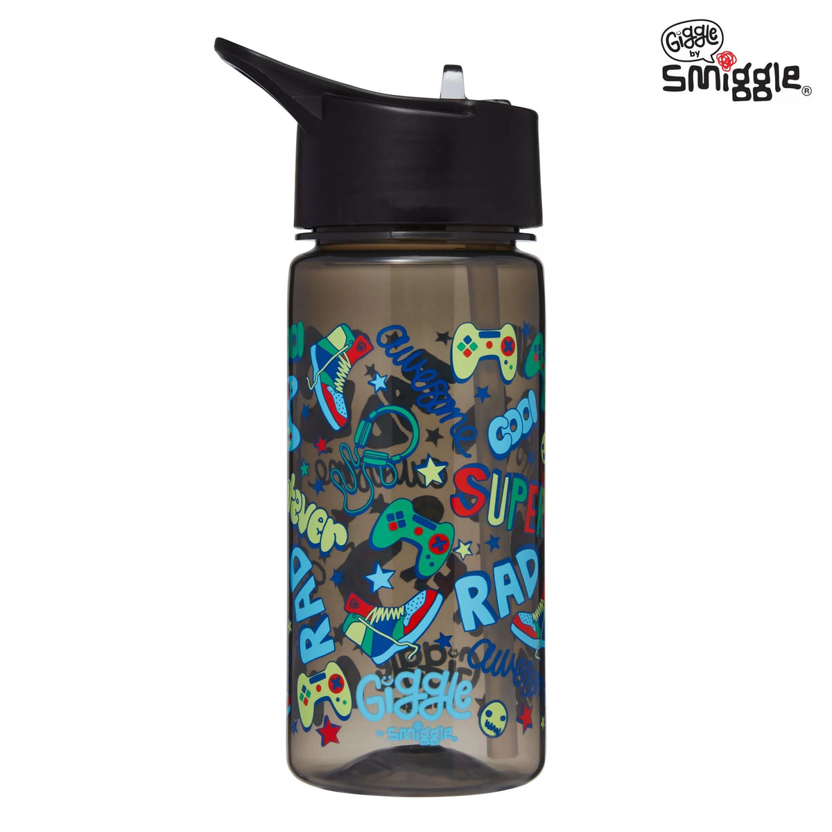 Smiggle - Giggle 450 ML BPA'sız Pipetli Suluk