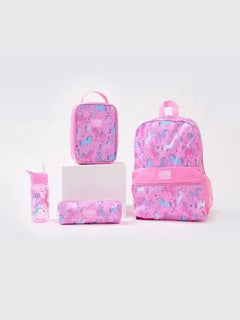 Smiggle - Giggle 4lü Unicorn Okul Çanta Seti Paketi