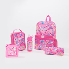 Smiggle - Giggle Yemek Kutulu Okul Çanta Seti
