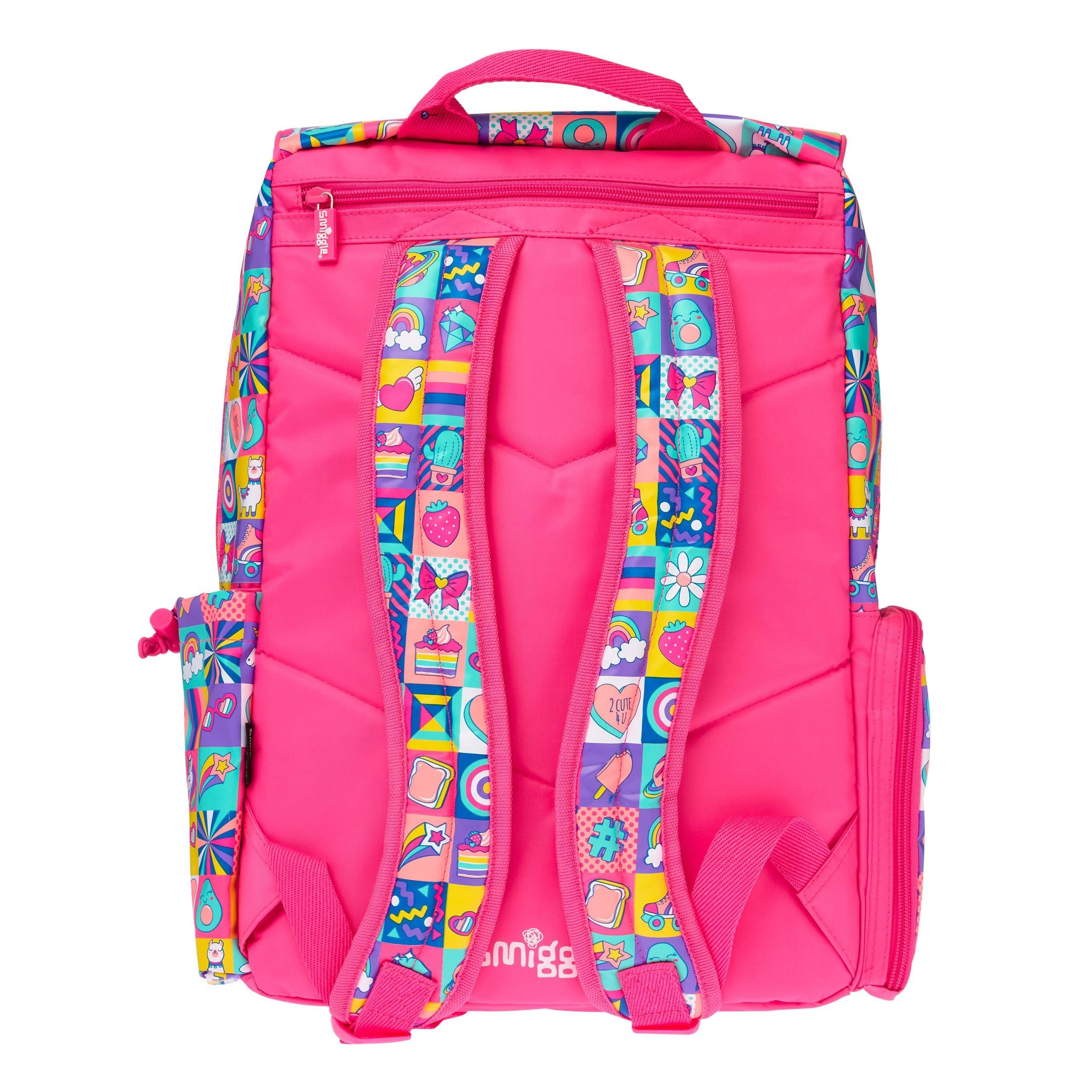 Smiggle - Glee Büyük Pembe Chelsea Sırt Çantası