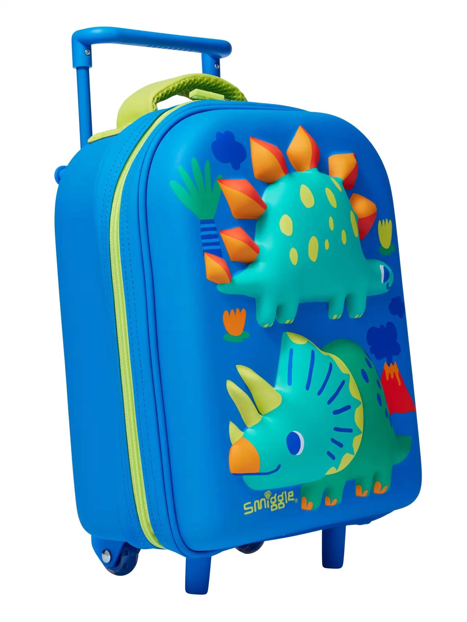 Smiggle - حقيبة مدرسية وسفر صغيرة جدًا من نوع Glide Teeny Tiny Dino Hardtop