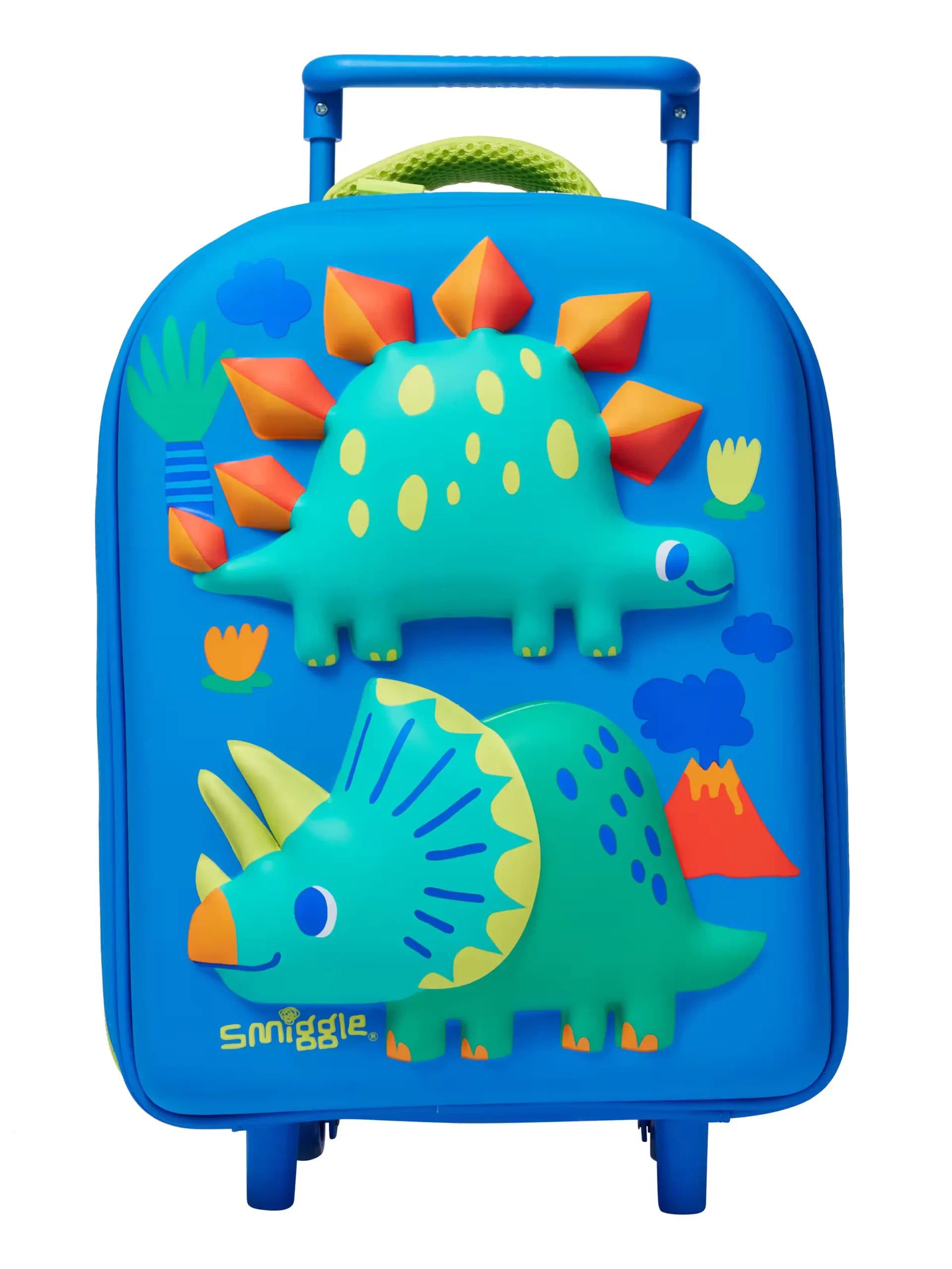 Smiggle - حقيبة مدرسية وسفر صغيرة جدًا من نوع Glide Teeny Tiny Dino Hardtop
