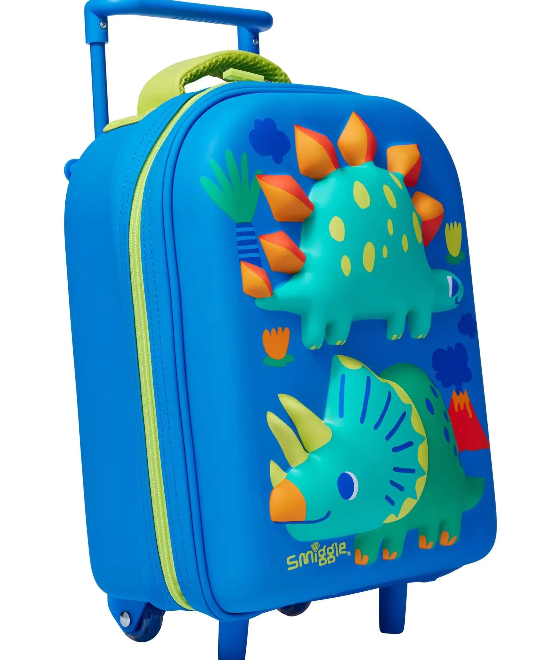 Smiggle - حقيبة مدرسية وسفر صغيرة جدًا من نوع Glide Teeny Tiny Dino Hardtop