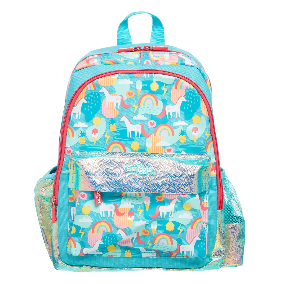 Smiggle - Go Junior Mavi Unicorn Sırt Çantası