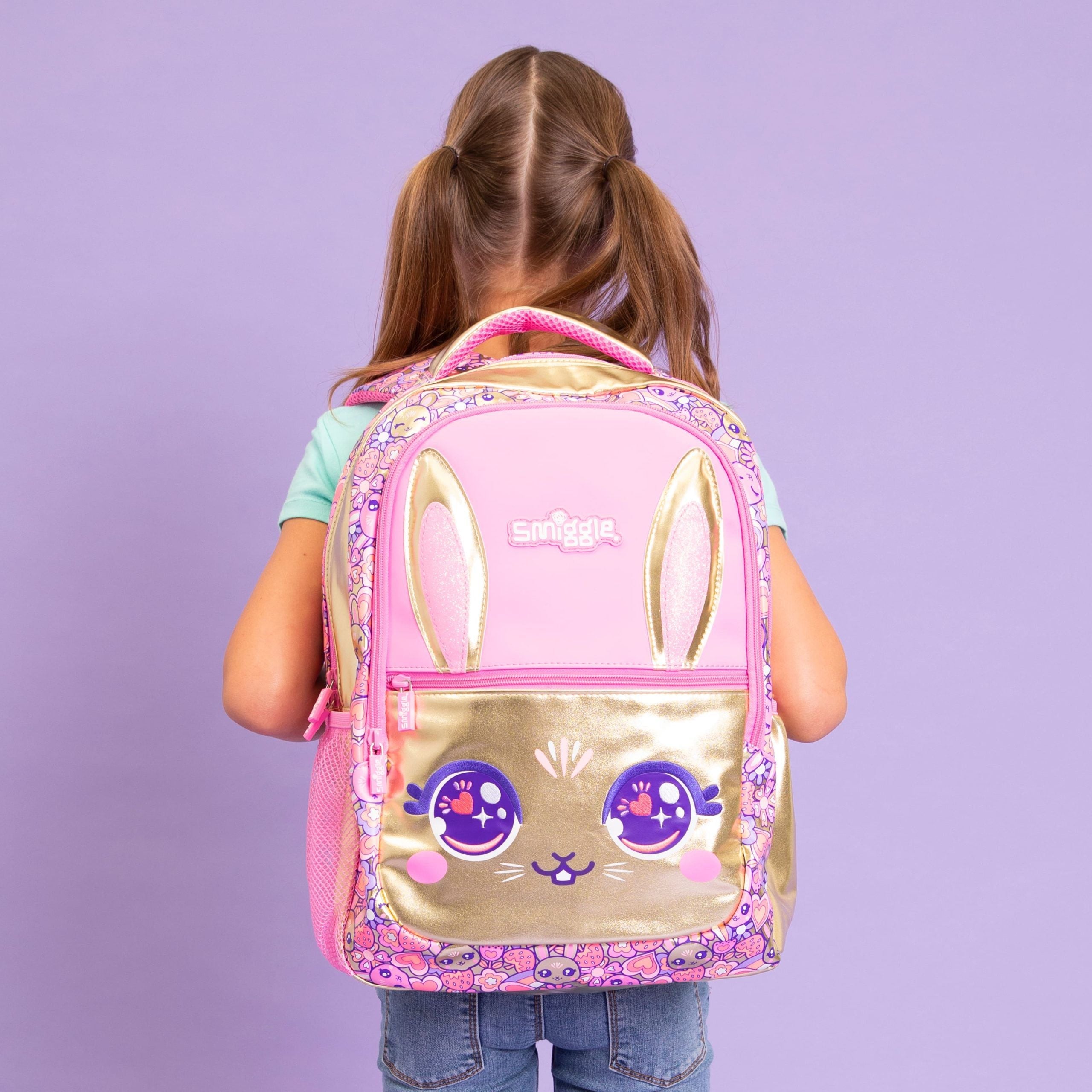 Smiggle - Gold Budz Klasik Karakterli Sırt Çantası