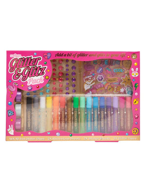 Smiggle - Gösterişli Boyama, Etiket ve Yapıştırıcı Kırtasiye Seti