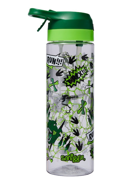 Smiggle - زجاجة ماء قابلة للطي مع رشاش 700 ML خالية من BPA