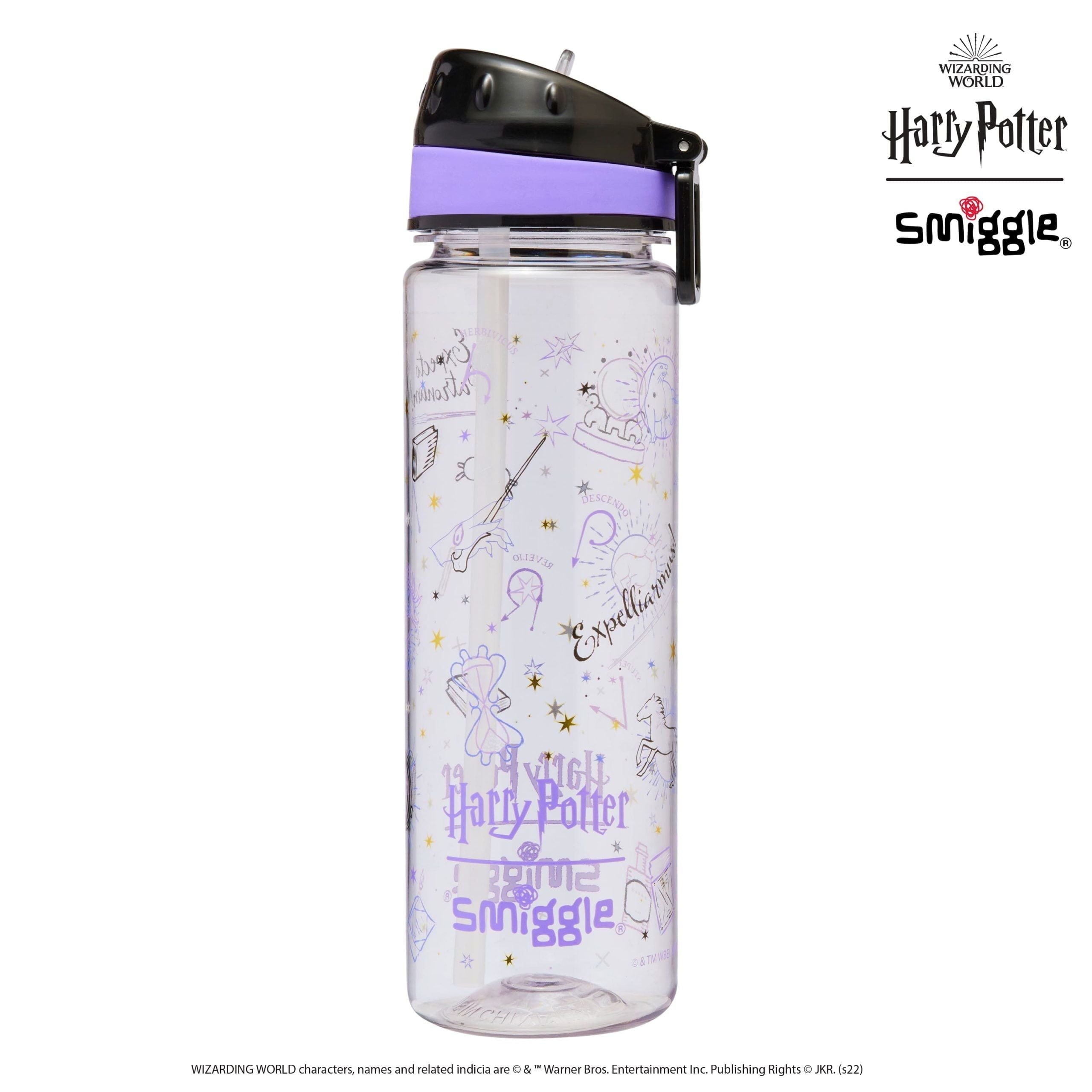 Smiggle - Harry Potter 650ML BPA'sız Pipetli Suluk