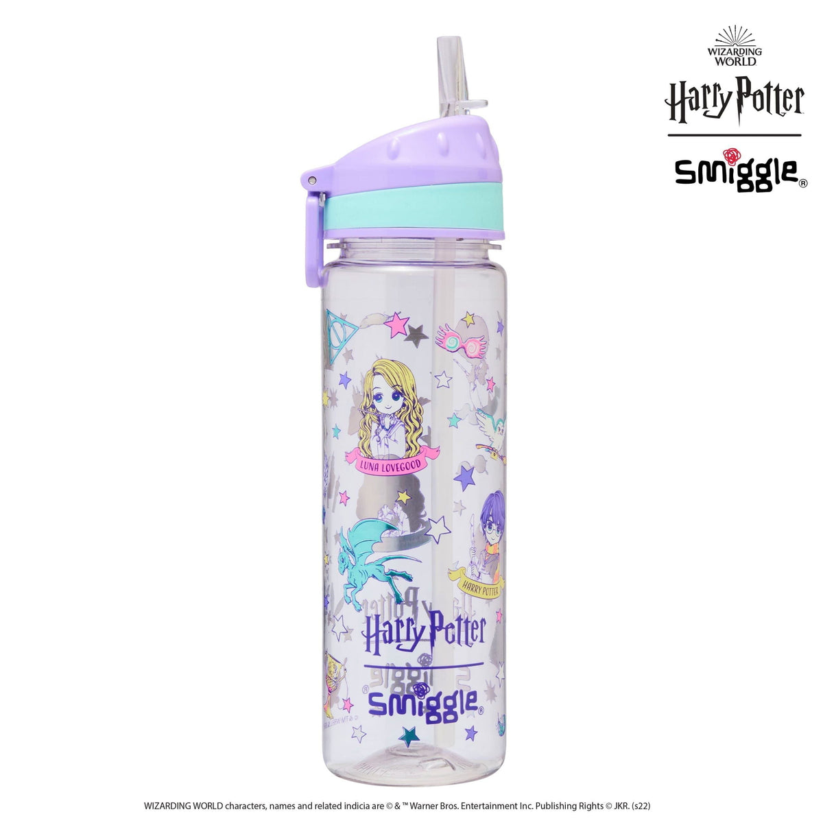 Smiggle - Harry Potter 650ML BPA'sız Pipetli Suluk