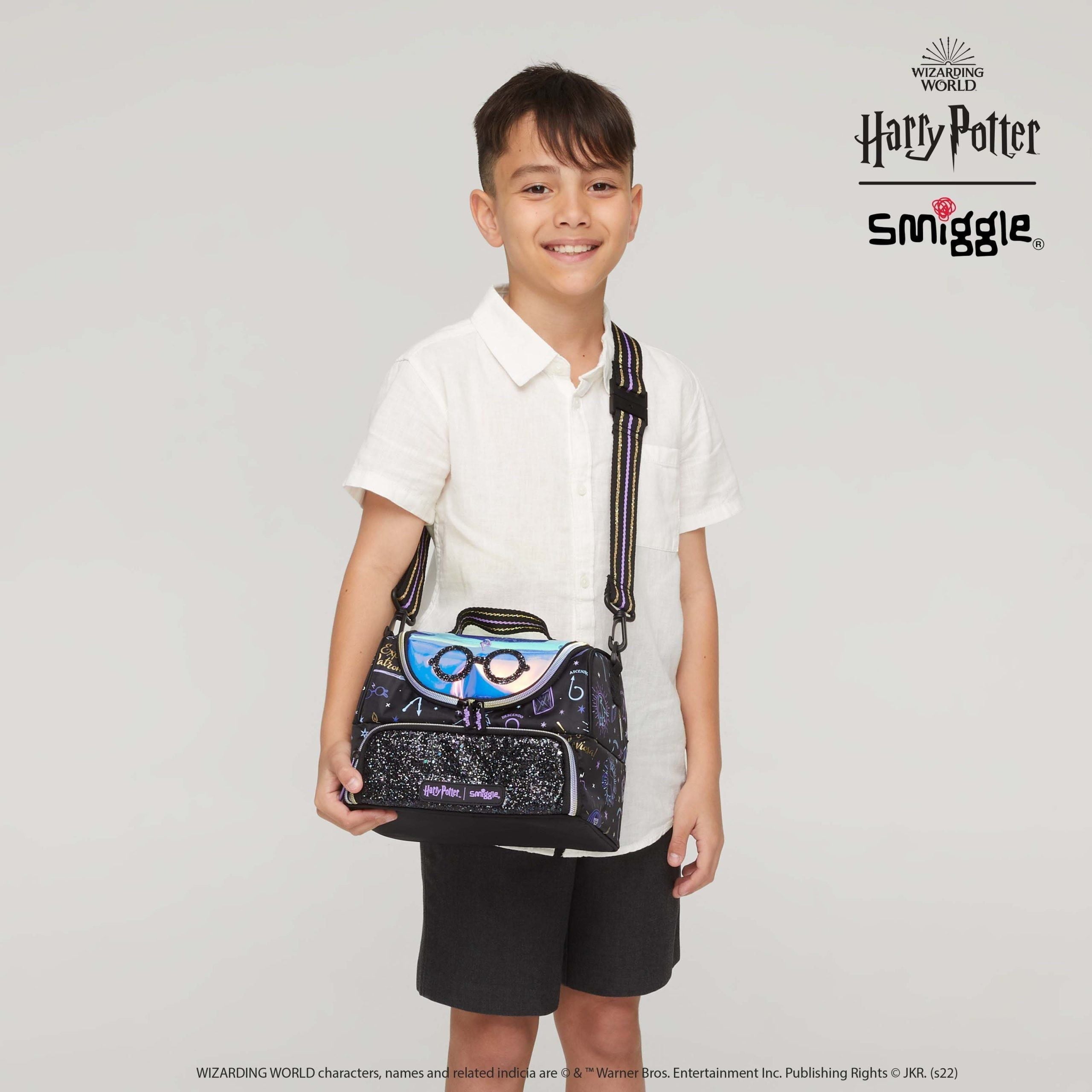 Smiggle - Harry Potter Çift Katlı Askılı Beslenme Çantası