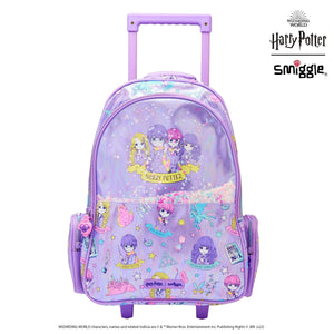 Smiggle - Harry Potter Işıklı Tekerlekli Çekçekli Sırt Çantası