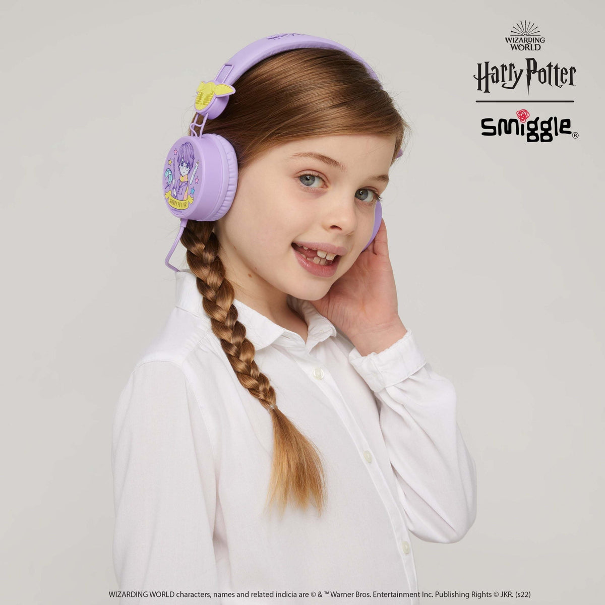 Smiggle - Harry Potter Kablolu Kulak Üstü Kulaklık