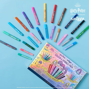 Smiggle - Harry Potter Marker Kalem ve Parıltılı Yapıştırıcı Paketi