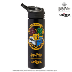 Smiggle - Harry Potter Otomaik Pipetli 520ML Çelik Matara