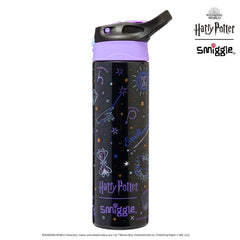 Smiggle - Harry Potter Otomaik Pipetli 520ML Çelik Matara