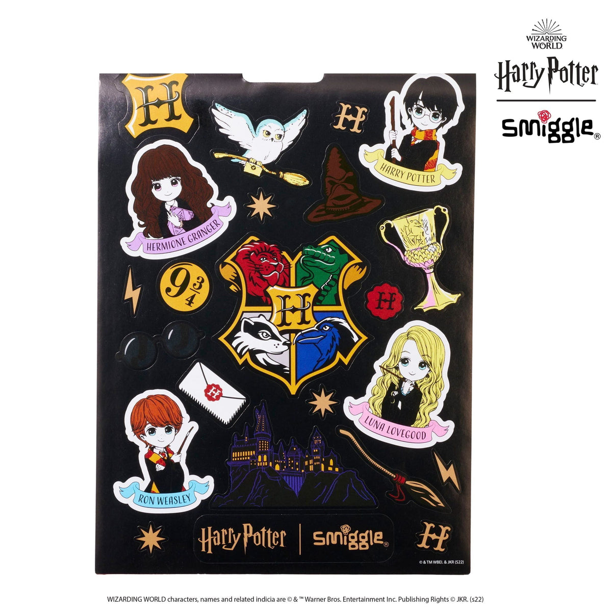 Smiggle - Harry Potter Sticker - Etiket Kitabı