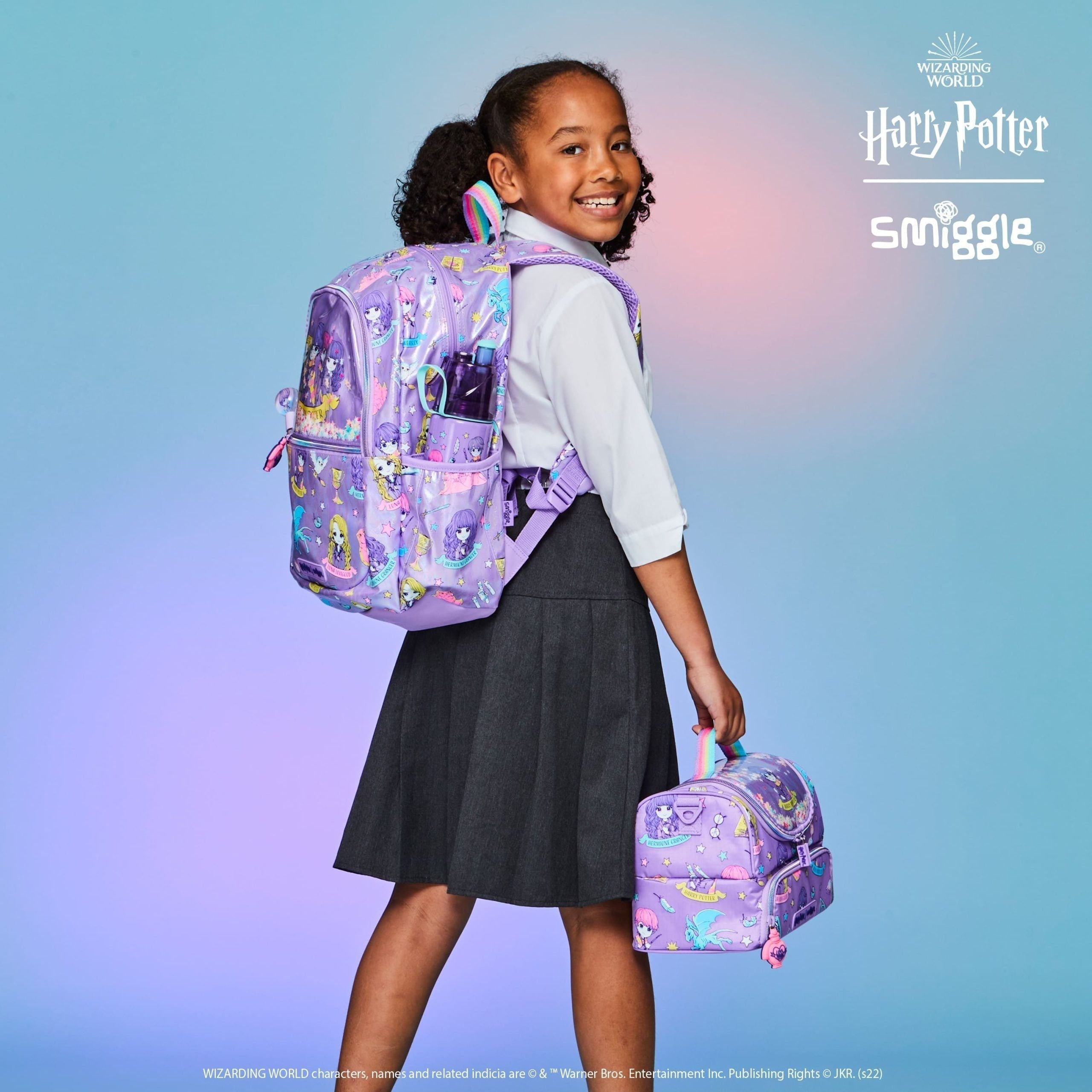 Smiggle - Harry Potter Su Püskürtmeli 500ML Çelik Matara
