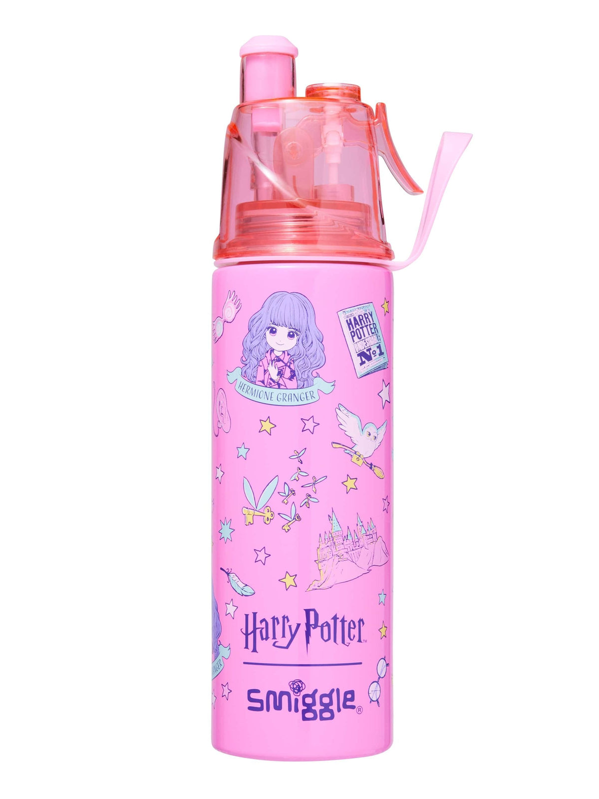 Smiggle - Harry Potter Su Püskürtmeli 500ML Çelik Matara
