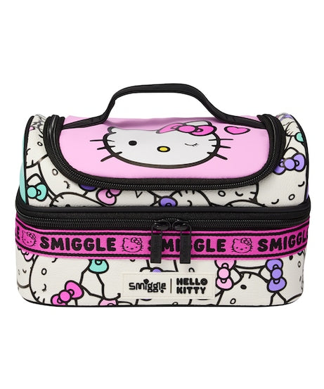 Smiggle - حقيبة طعام مزدوجة الطبقة هيلو كيتي
