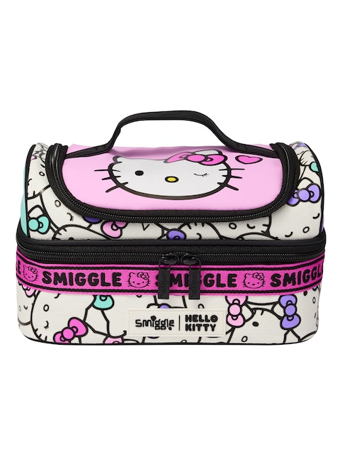 Smiggle - حقيبة طعام مزدوجة الطبقة هيلو كيتي