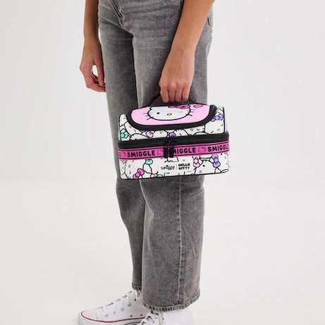 Smiggle - حقيبة طعام مزدوجة الطبقة هيلو كيتي
