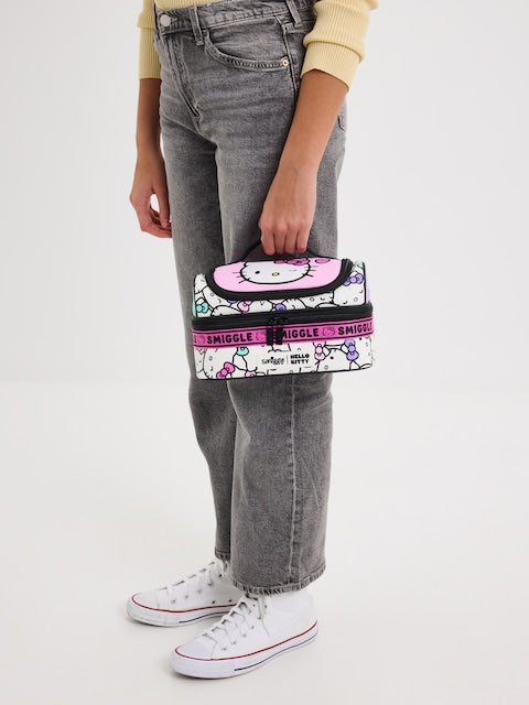 Smiggle - حقيبة طعام مزدوجة الطبقة هيلو كيتي