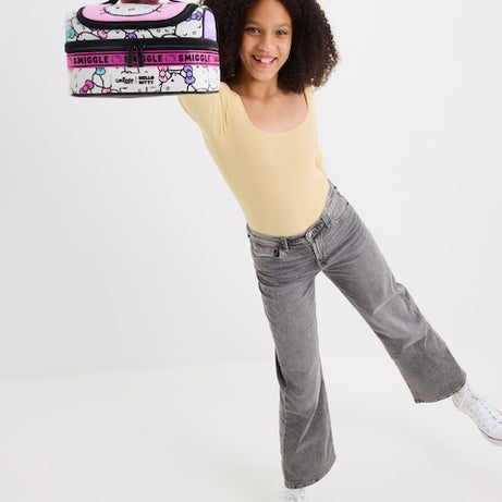 Smiggle - حقيبة طعام مزدوجة الطبقة هيلو كيتي
