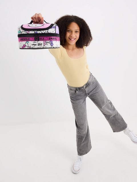 Smiggle - حقيبة طعام مزدوجة الطبقة هيلو كيتي