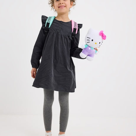 Smiggle - حقيبة ظهر مدرسية للحضانة مع لعبة قابلة للإزالة هيلو كيتي