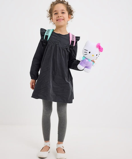 Smiggle - حقيبة ظهر مدرسية للحضانة مع لعبة قابلة للإزالة هيلو كيتي