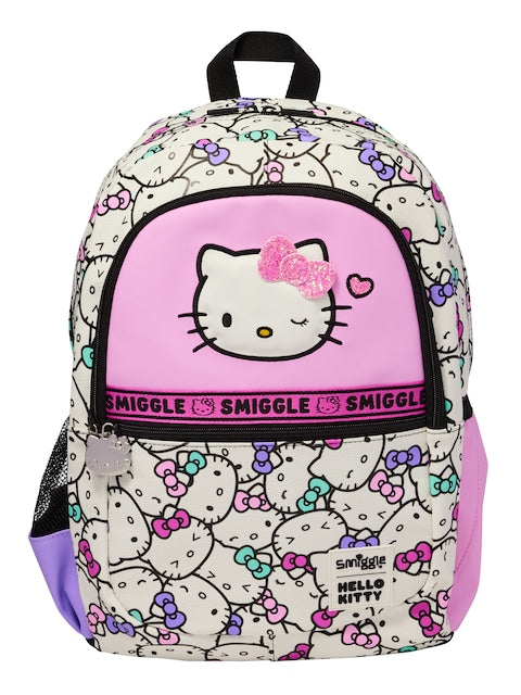 Smiggle - حقيبة ظهر مدرسية كلاسيكية هيلو كيتي