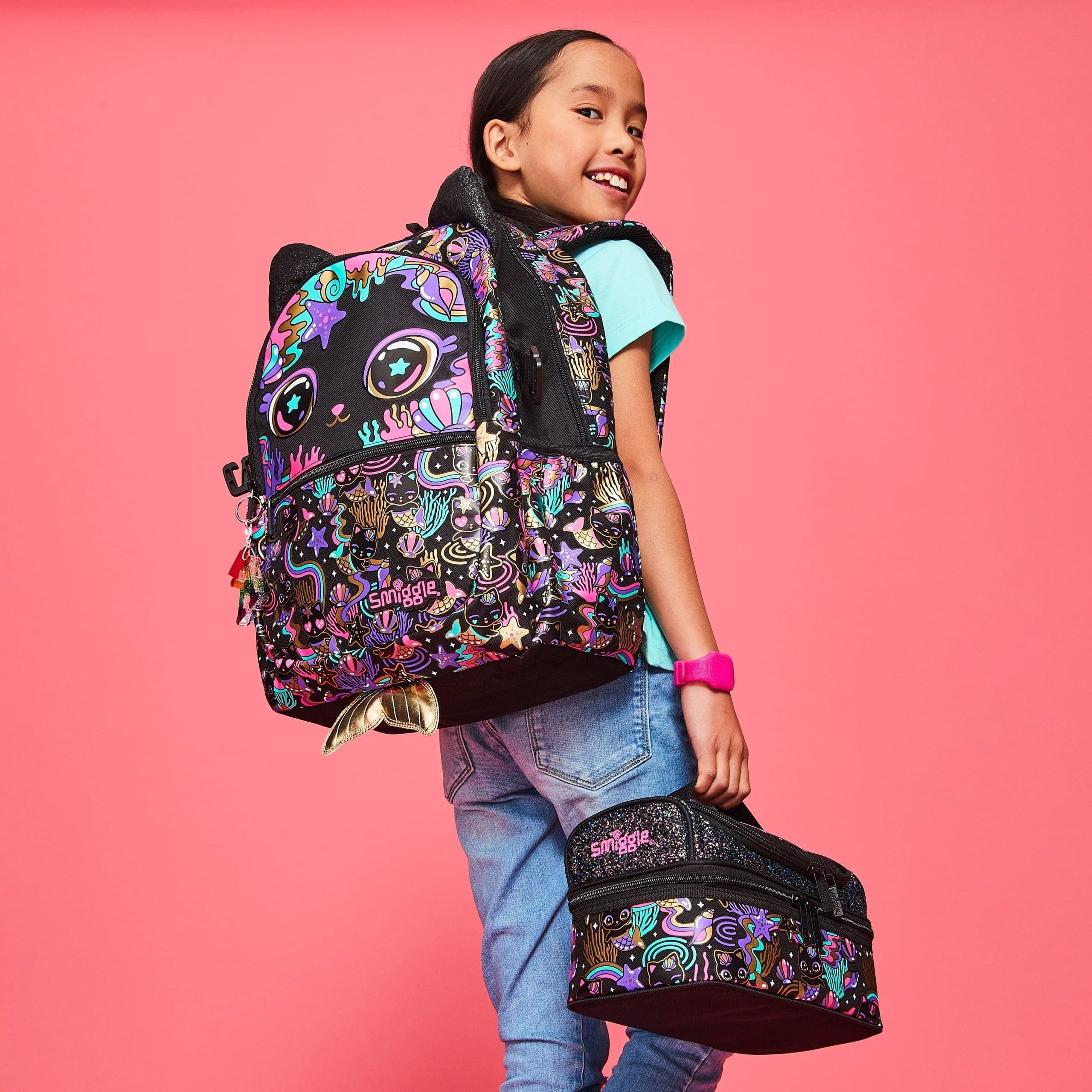 Smiggle - Hey There Çift Katlı Beslenme Çantası