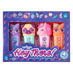Smiggle - Hey There Fosforlu Highlighter Kalem Paketi X4