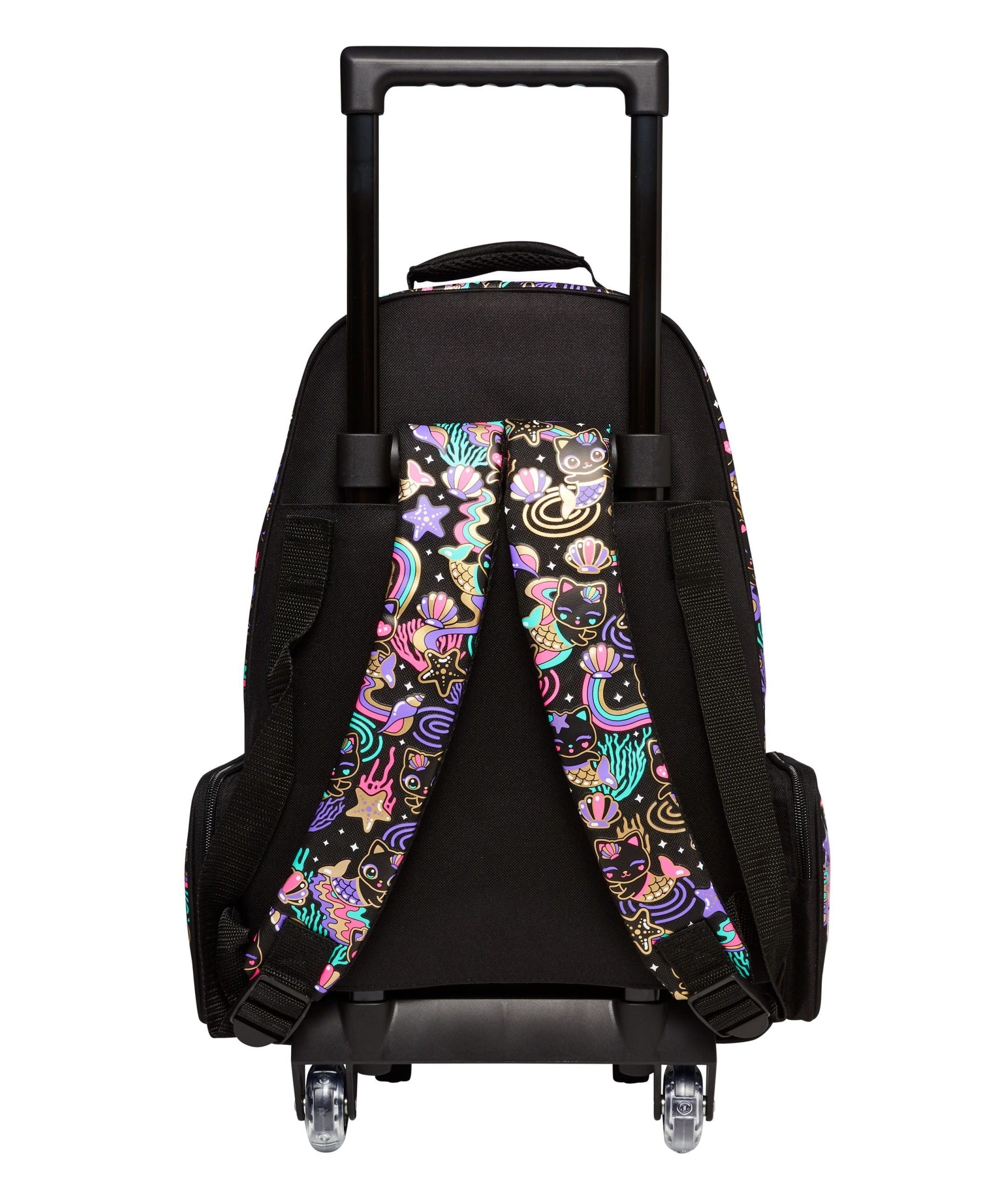 Smiggle - حقيبة مدرسية وسفر بعجلات مضيئة Hey There