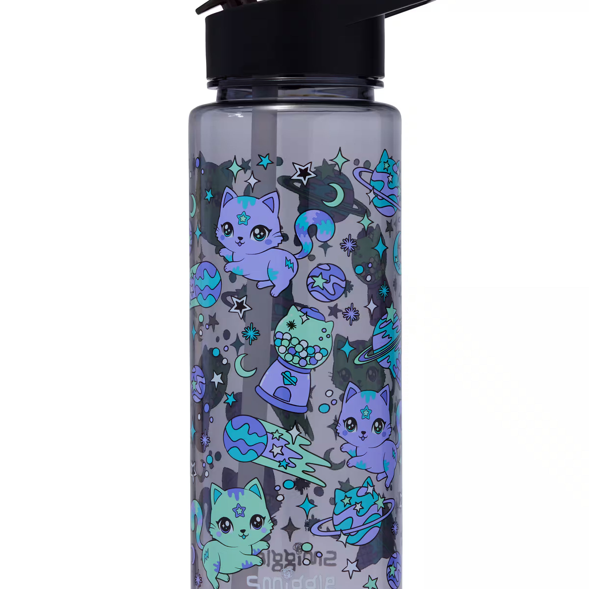 Smiggle - Rush Pipetli 740ML BPA İçermeyen Suluk - Dinossi