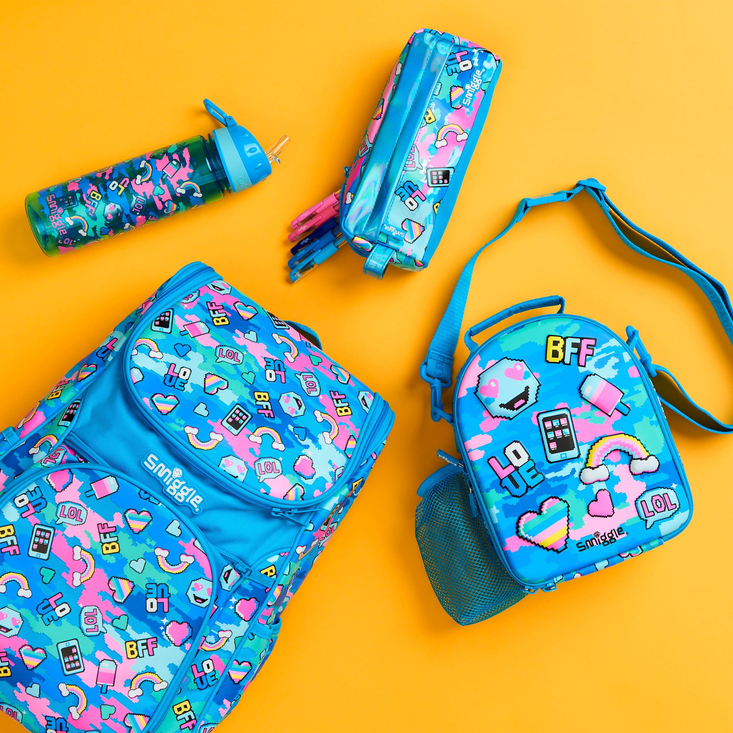 Smiggle - Hide Access Mavi Sırt Çantası