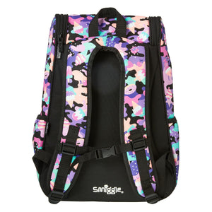 Smiggle - Hide Access Siyah ve Mor Sırt Çantası