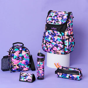 Smiggle - Hide Access Siyah ve Mor Sırt Çantası