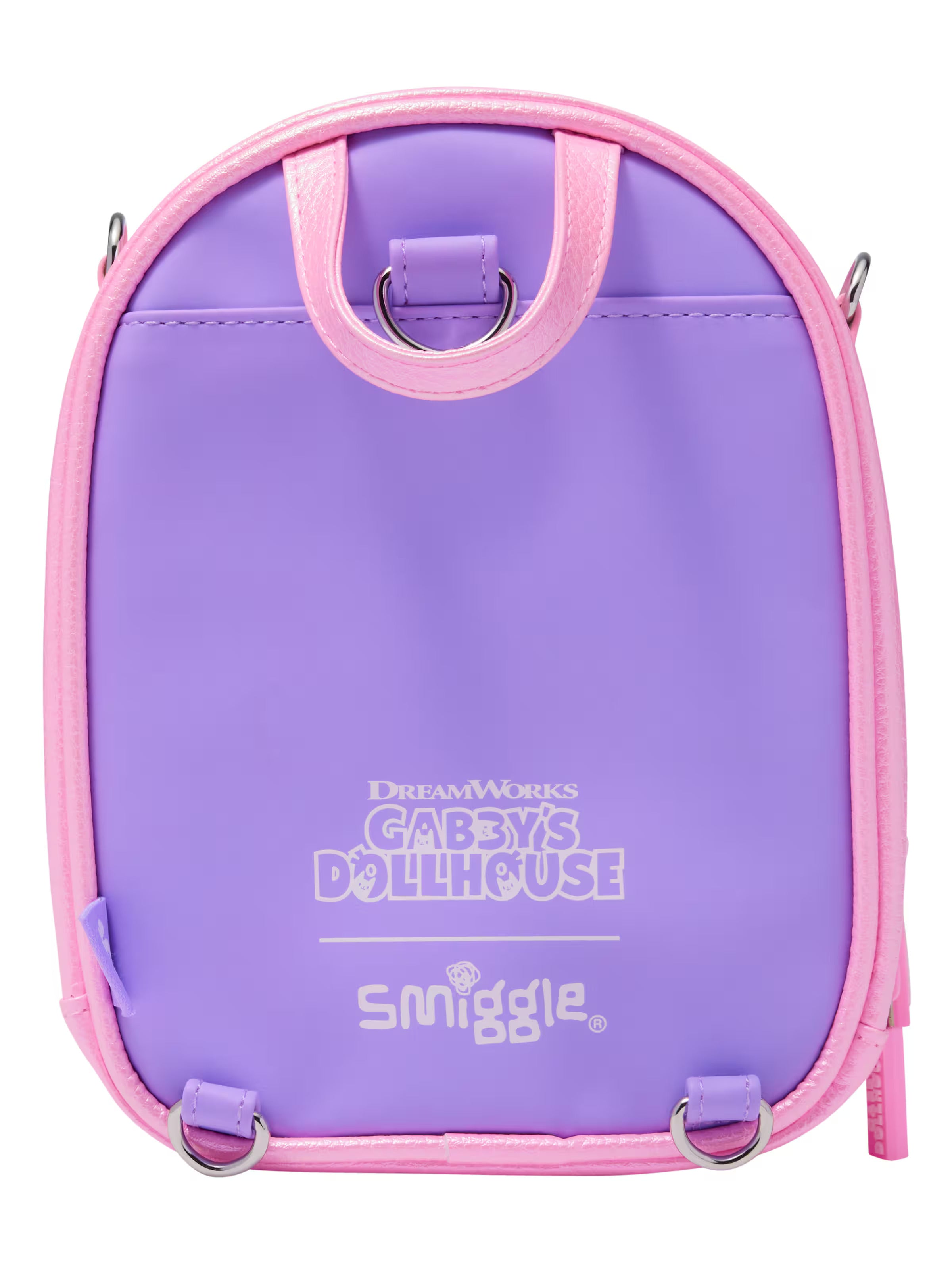 Smiggle - حقيبة ظهر وكتف صغيرة من Gabbys Dollhouse