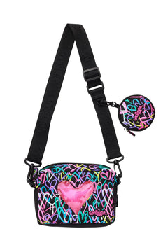 SMIGGLE - I Heart Omuz Çantası ve Para Cüzdanı