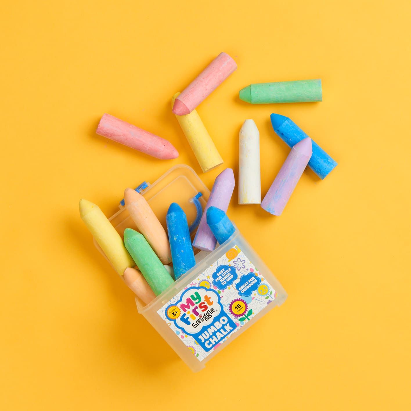Smiggle - İlk Smigglelarım Jumbo Tebeşirler