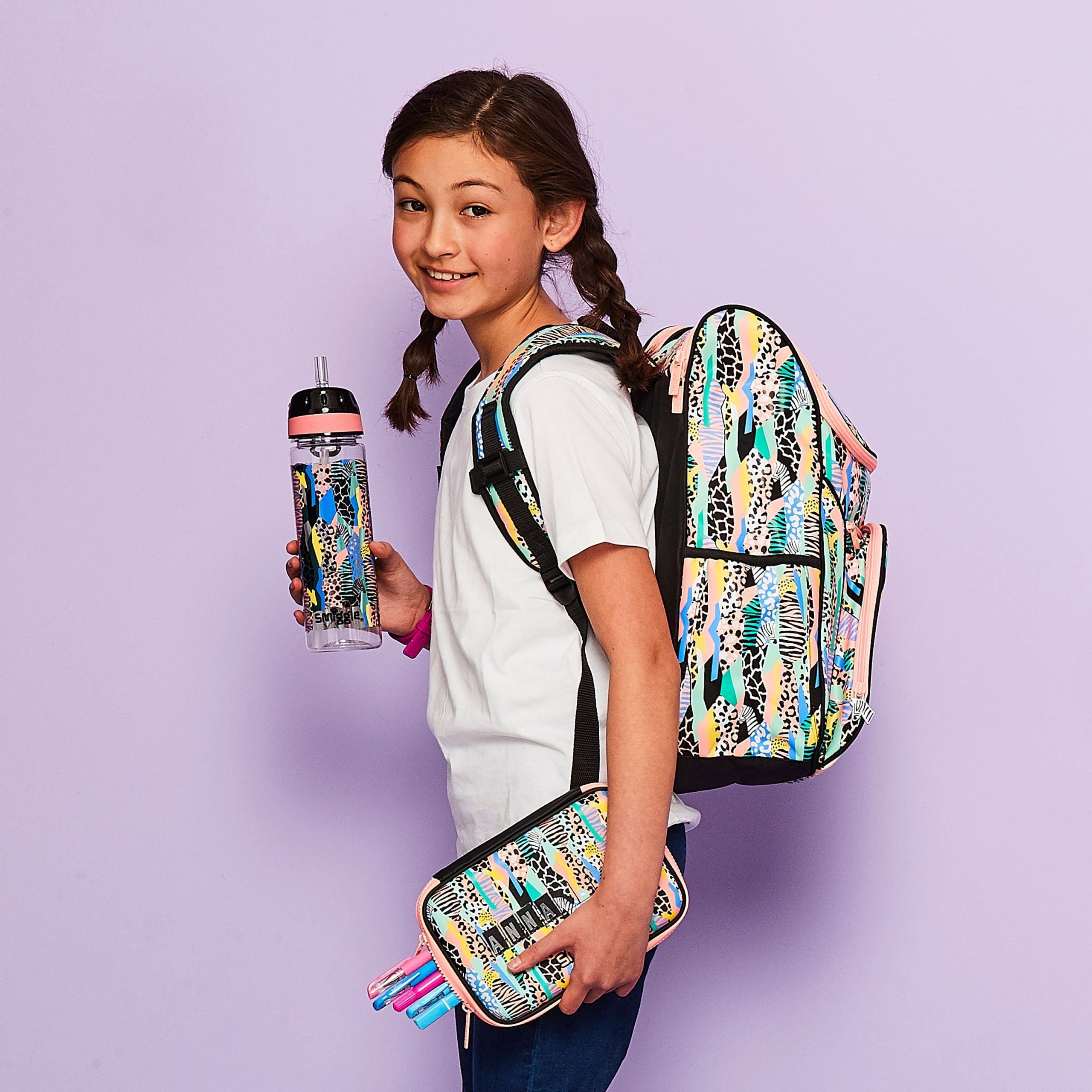 Smiggle - Illusion Hardtop İsimlikli Kalem Kutusu