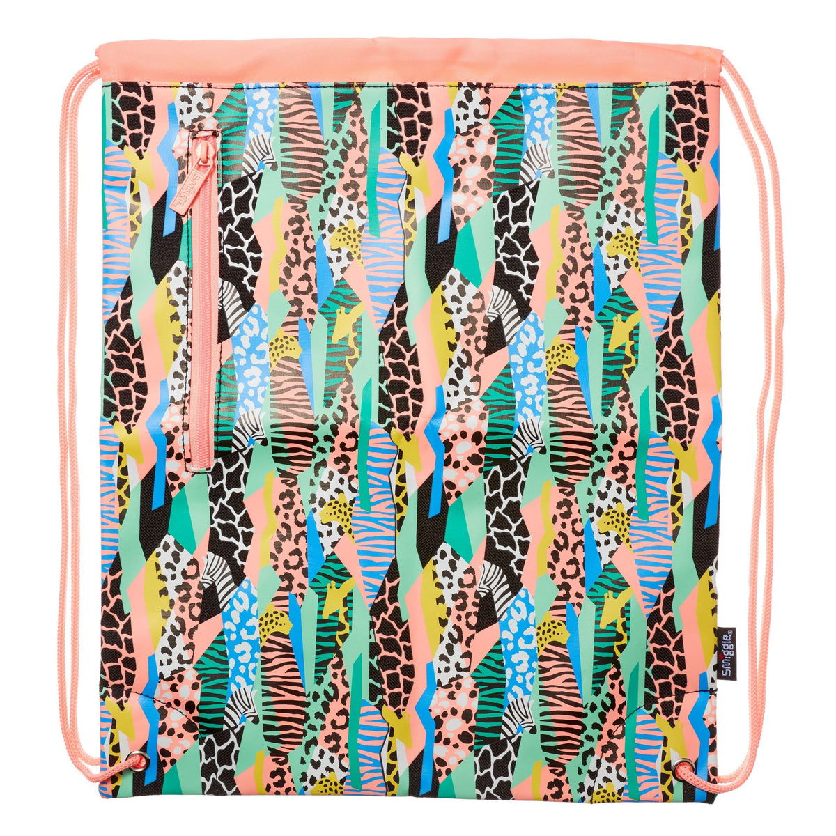 Smiggle - İllusion Mercan Pembesi İpli Çanta