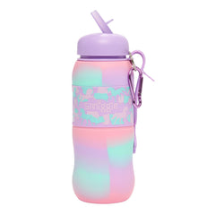 Smiggle – Illusion Unicorn Roll Silikon Katlanabilir Pipetli 600ML BPA İçermeyen Suluk