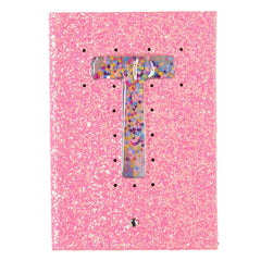 Smiggle - Işıklı Alfabe Harfli Pembe A5 Defter