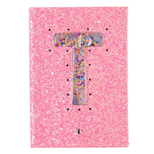 Smiggle - Işıklı Alfabe Harfli Pembe A5 Defter