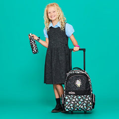 Smiggle - Işıklı Tekerlekli Beyond Trolley Sırt Çantası