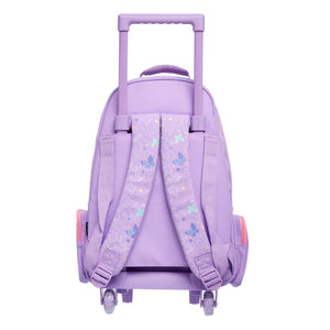 Smiggle - Işıklı Tekerlekli Sky Trolley Çekçekli Sırt Çantası