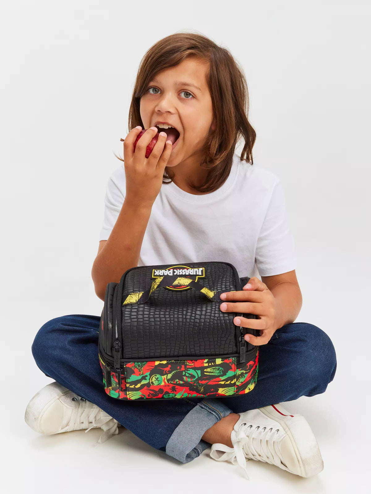 Smiggle - Jurassic Park Çift Katlı Beslenme Çantası